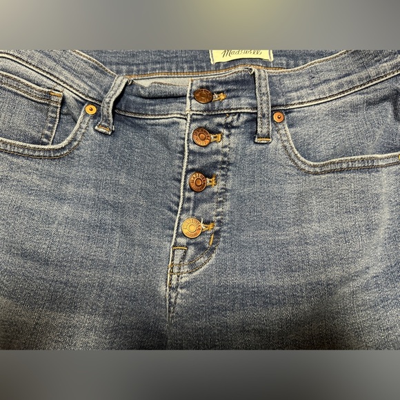 Madewell 9” mid-rise skinny crop jeans| size 29 - Picture 5 of 7